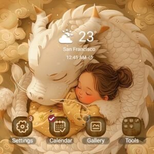 Samsung-Galaxy-Theme-Sleeping-White-Dragon-And-Baby_thumb.jpg