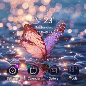 Samsung-Galaxy-Theme-A-Pink-Butterfly-On-A-Stream_thumb.jpg