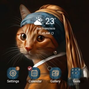 Samsung-Galaxy-Theme-A-Cat-With-Pearl-Earrings_thumb.jpg