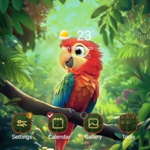 Samsung-Galaxy-Theme-The-Red-Parrot-Of-The-Tropical-Forest_thumb.jpg