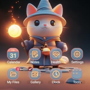 Samsung-Galaxy-Theme-A-Wizard-Cat-With-A-Shining-Staff_thumb.jpg