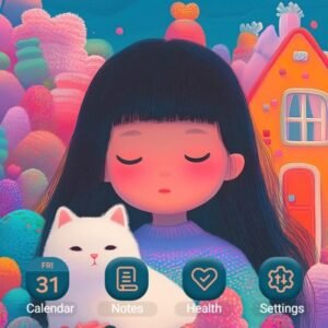 Samsung-Galaxy-Theme-A-Girl-Holding-A-White-Kitten_thumb.jpg