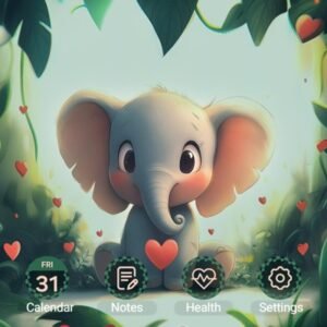 Samsung-Galaxy-Theme-A-Baby-Elephant-In-A-Tropical-Forest_thumb.jpg