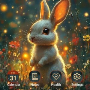 Samsung-Galaxy-Theme-A-Brown-Rabbit-On-Red-Flower-Field_thumb.jpg
