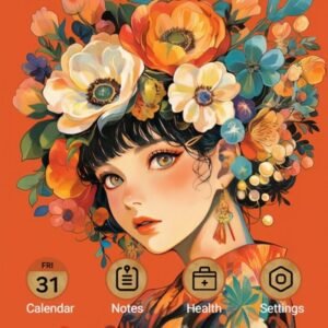 Samsung-Galaxy-Theme-A-Girl-In-Black-Kimono-With-Corolla_thumb.jpg