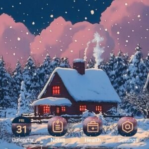 Samsung-Galaxy-Theme-A-Snowy-Town-Under-A-Red-Full-Moon_thumb.jpg