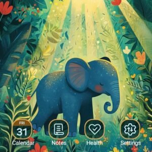Samsung-Galaxy-Theme-Elephant-Walking-In-A-Tropical-Forest_thumb.jpg