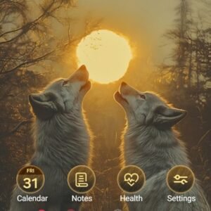 Samsung-Galaxy-Theme-Wolves-In-A-Winter-Forest-At-Sunset_thumb.jpg