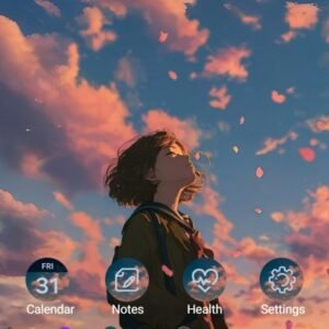 Samsung-Galaxy-Theme-A-Girl-On-The-Beach-With-A-Pink-Sunset_thumb.jpg