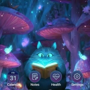 Samsung-Galaxy-Theme-A-Blue-Cat-In-The-Mushroom-Forest_thumb.jpg