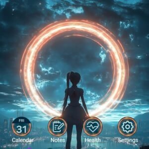 Samsung-Galaxy-Theme-A-Girl-In-Front-Of-A-Shining-Portal_thumb.jpg