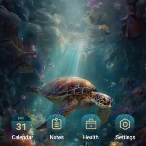 Samsung-Galaxy-Theme-A-Sea-Turtle-In-A-Coral-Reef-Forest_thumb.jpg