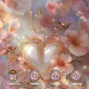 Samsung-Galaxy-Theme-Pearl-Heart-Pendant-Among-Flowers_thumb.jpg