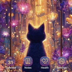 Samsung-Galaxy-Theme-Black-Cat-Watching-Glowing-Flowers_thumb.jpg