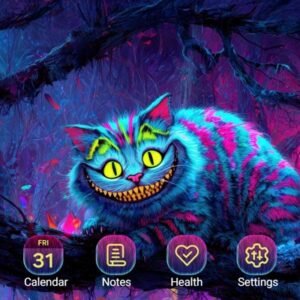 Samsung-Galaxy-Theme-Blue-Cat-Smiling-In-Deep-Woods_thumb.jpg
