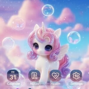 Samsung-Galaxy-Theme-Butterfly-And-Unicorn-On-Pink-Clouds_thumb.jpg