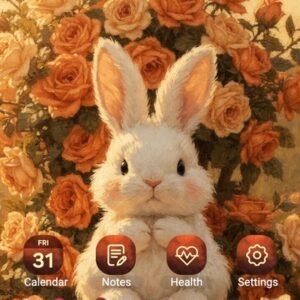 Samsung-Galaxy-Theme-Baby-Rabbit-In-Red-Rose-Garden-Bloom_thumb.jpg