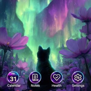 Samsung-Galaxy-Theme-Black-Cat-Watching-Shining-Aurora_thumb.jpg