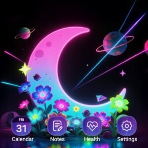 Samsung-Galaxy-Theme-Crescent-Moon-Glowing-In-Red-Neon_thumb.jpg