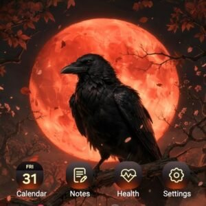 Samsung-Galaxy-Theme-Crow-In-Night-With-Rising-Red-Moon_thumb.jpg
