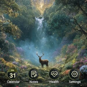 Samsung-Galaxy-Theme-Deer-By-Forest-Stream-In-Deep-Woods_thumb.jpg