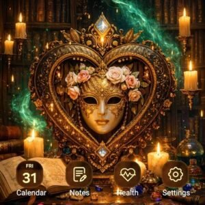 Samsung-Galaxy-Theme-Golden-Mask-Appearing-Above-Magic-Book_thumb.jpg