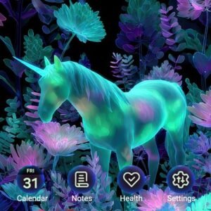 Samsung-Galaxy-Theme-Green-Unicorn-Of-Tropical-Forest_thumb.jpg