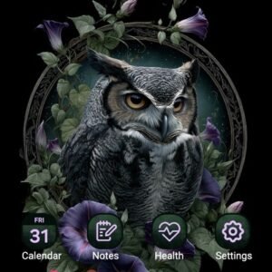 Samsung-Galaxy-Theme-Morning-Glory-Flower-And-Gray-Owl_thumb.jpg