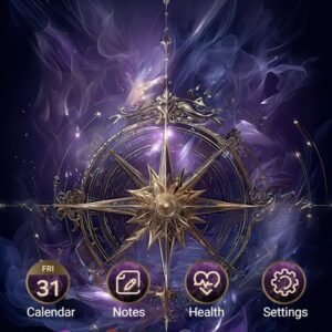 Samsung-Galaxy-Theme-Purple-Smoke-Shining-Golden-Compass_thumb.jpg