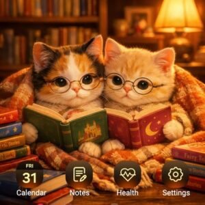 Samsung-Galaxy-Theme-Reading-Cats-Inside-Warm-Cozy-Lib_thumb.jpg