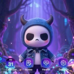 Samsung-Galaxy-Theme-Tiny-Devil-In-Blue-Mushroom-Forest_thumb.jpg