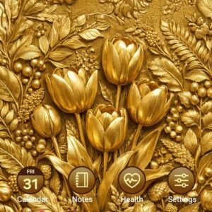 Samsung-Galaxy-Theme-Tulip-Flower-Patterns-In-Golden-Pieces_thumb.jpg