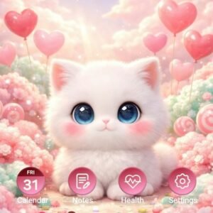 Samsung-Galaxy-Theme-White-Cat-In-Sweet-Candy-Village_thumb.jpg