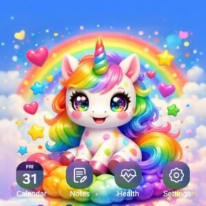 Samsung-Galaxy-Theme-White-Unicorn-On-Rainbow-Mist_thumb.jpg